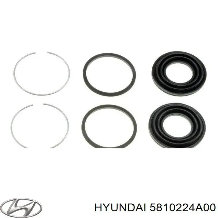 Kit de reparación, pinza de freno delantero para Hyundai Accent (LC)