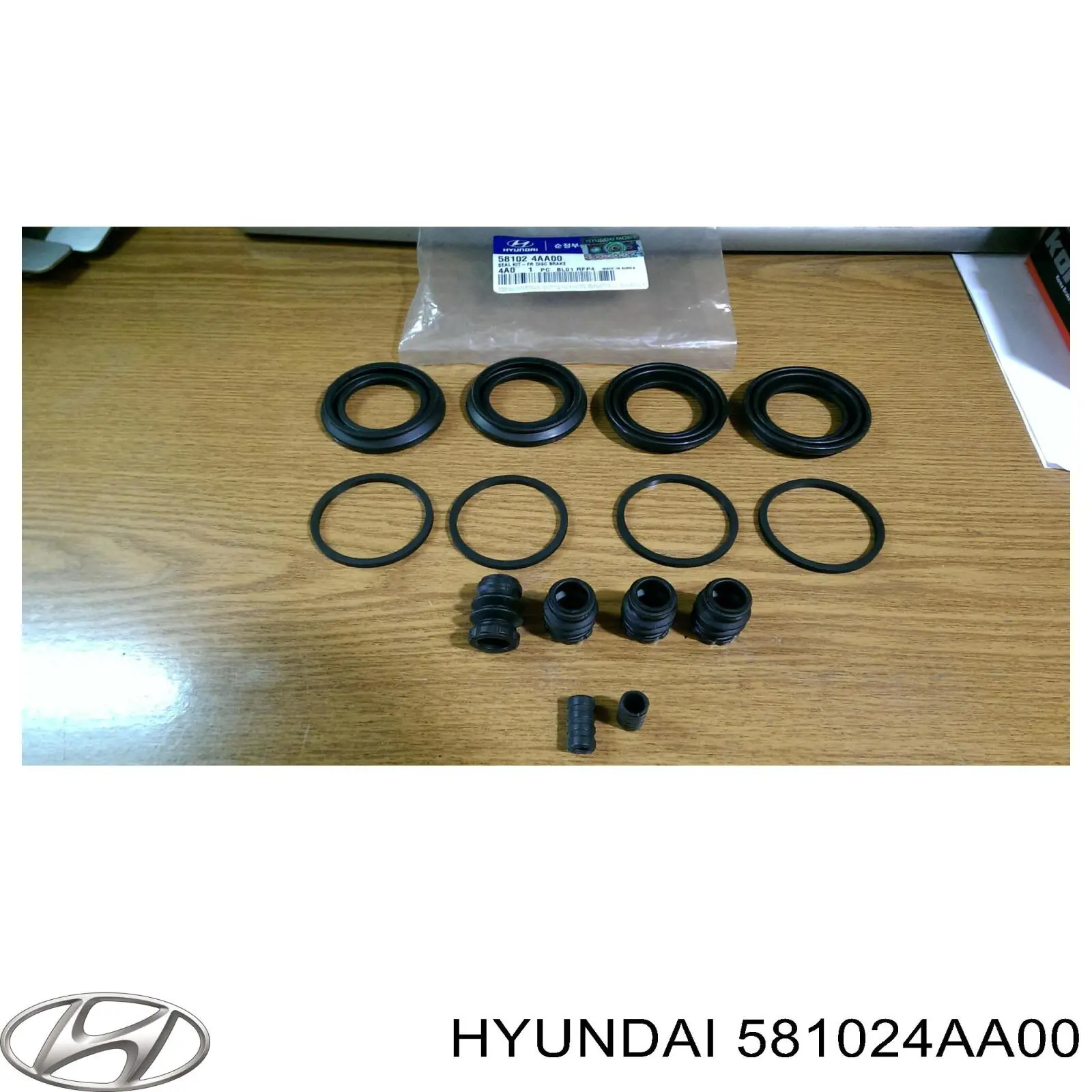 581024AA00 Hyundai/Kia juego de reparación, pinza de freno delantero