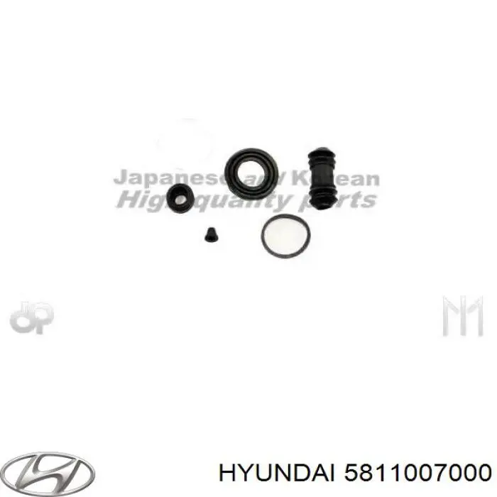 5811007000 Hyundai/Kia pinza de freno delantera izquierda