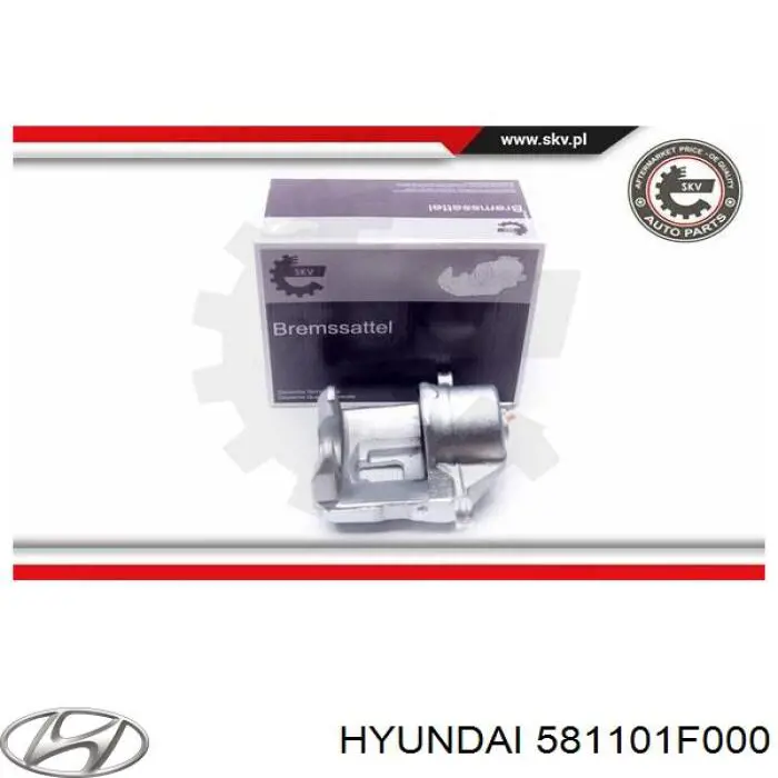 Pinza de freno delantera izquierda 581101F000 Hyundai/Kia