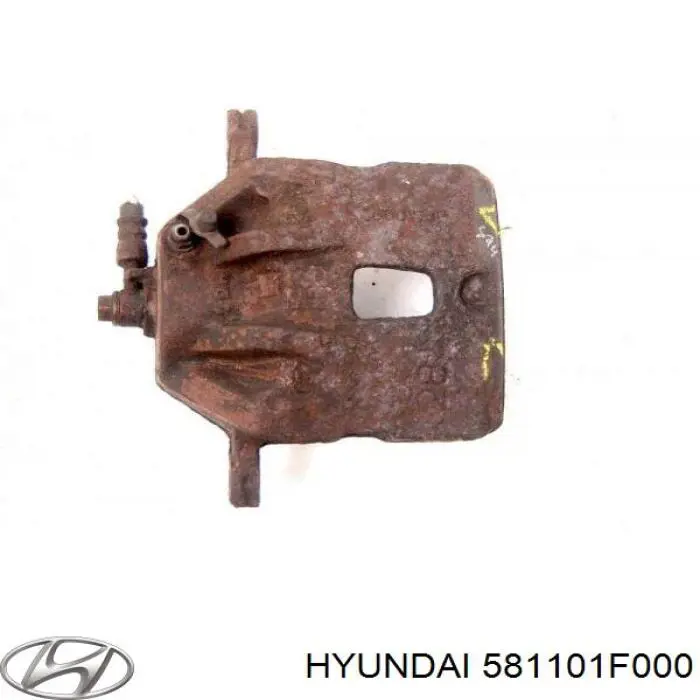 Pinza de freno, Eje delantero izquierda Hyundai/Kia 581101F000