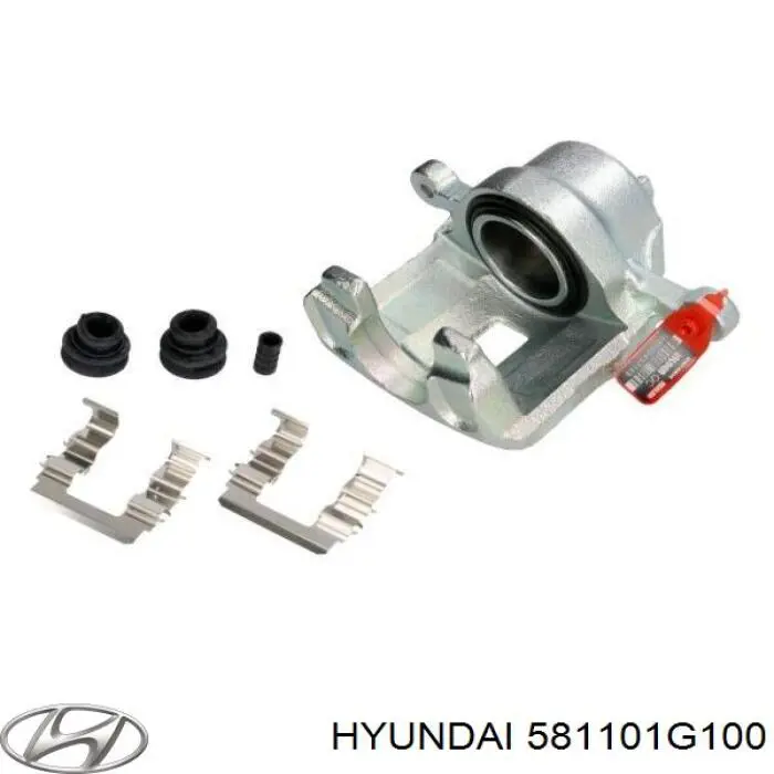 Pinza de freno delantera izquierda 581101G100 Hyundai/Kia