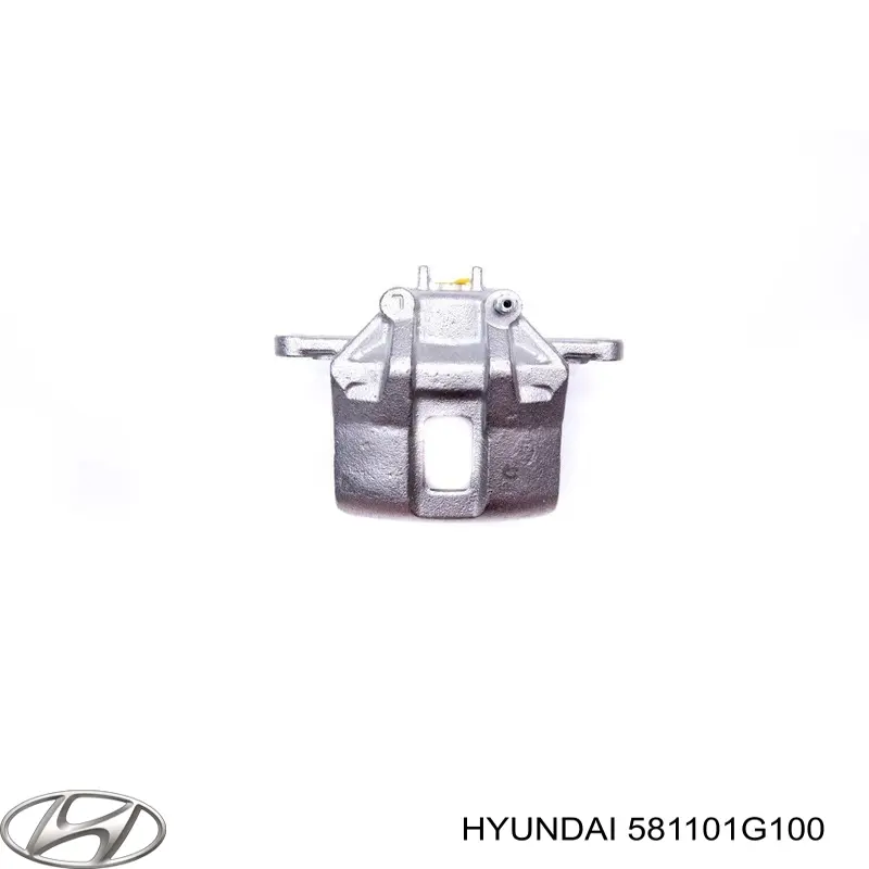 Pinza de freno, Eje delantero izquierda Hyundai/Kia 581101G100