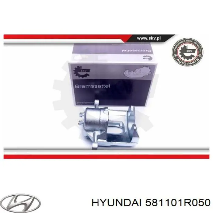 581101R050 Hyundai/Kia pinza de freno delantera izquierda