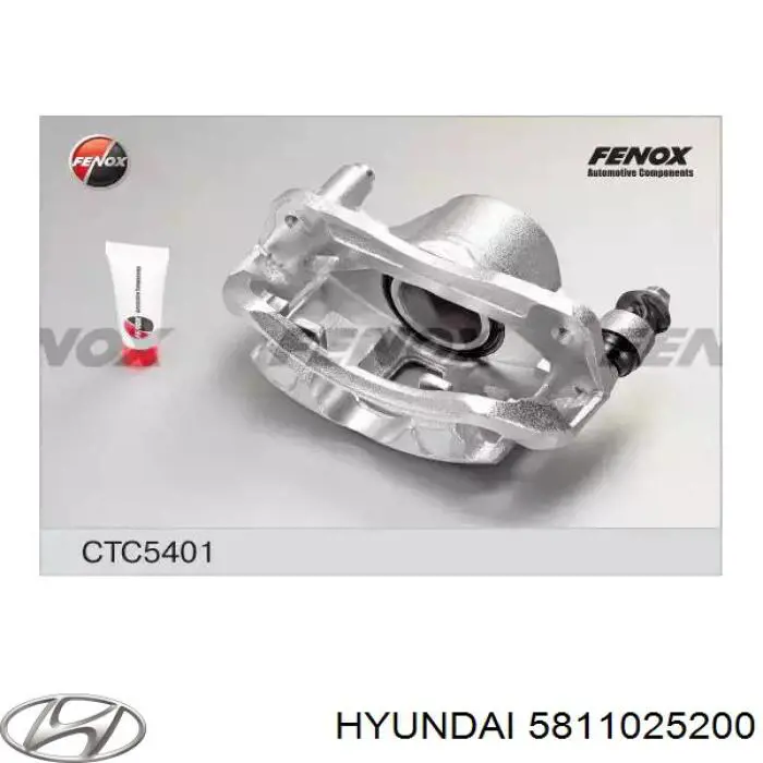 5811025200 Hyundai/Kia pinza de freno delantera izquierda