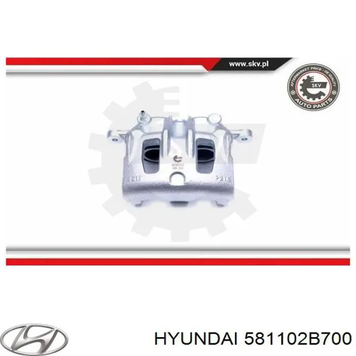 Pinza de freno delantera izquierda Hyundai/Kia 581102B700 precio, desde 63,56 EUR