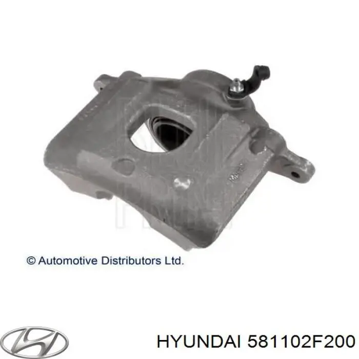 581102F200 Hyundai/Kia pinza de freno delantera izquierda