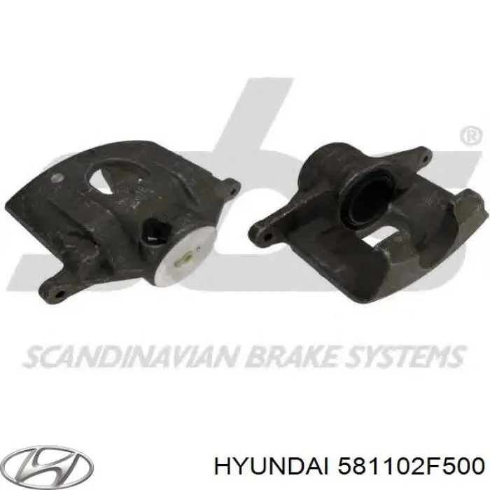 Comprar 581102F500 Hyundai/Kia Pinza de freno delantera izquierda
