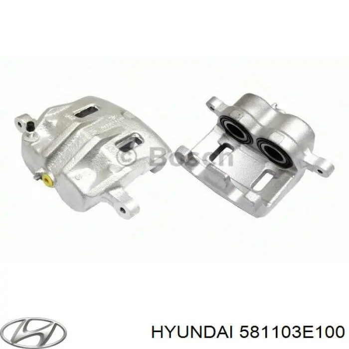 581103E100 Hyundai/Kia pinza de freno delantera izquierda