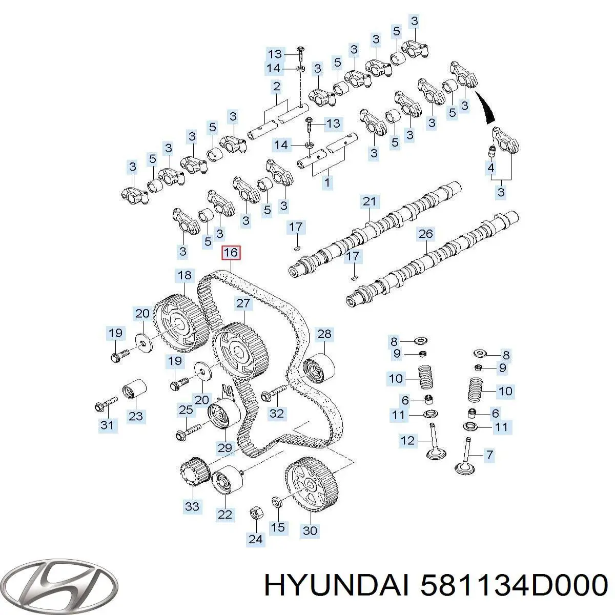 58113-4D000 Hyundai/Kia sello del pistón de la pinza de freno delantero