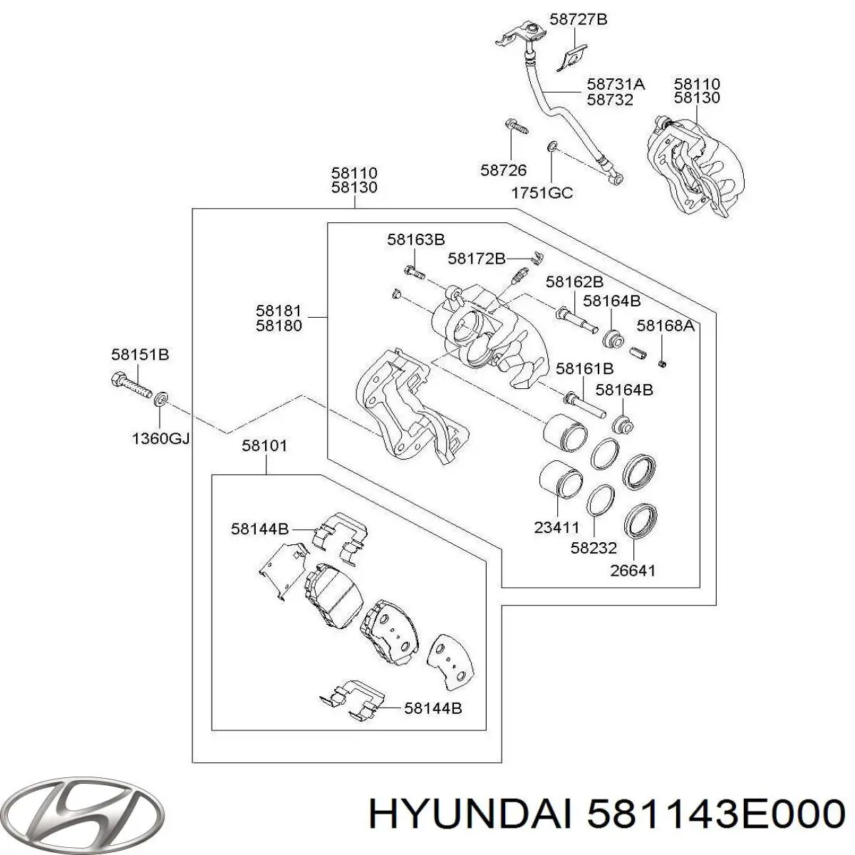 581143E000 Hyundai/Kia