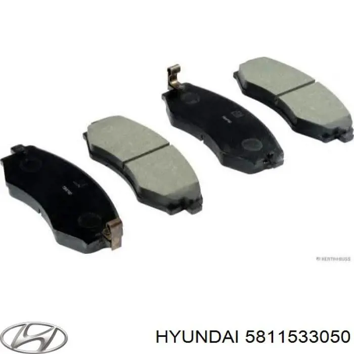 5811533050 Hyundai/Kia pastillas de freno delanteras