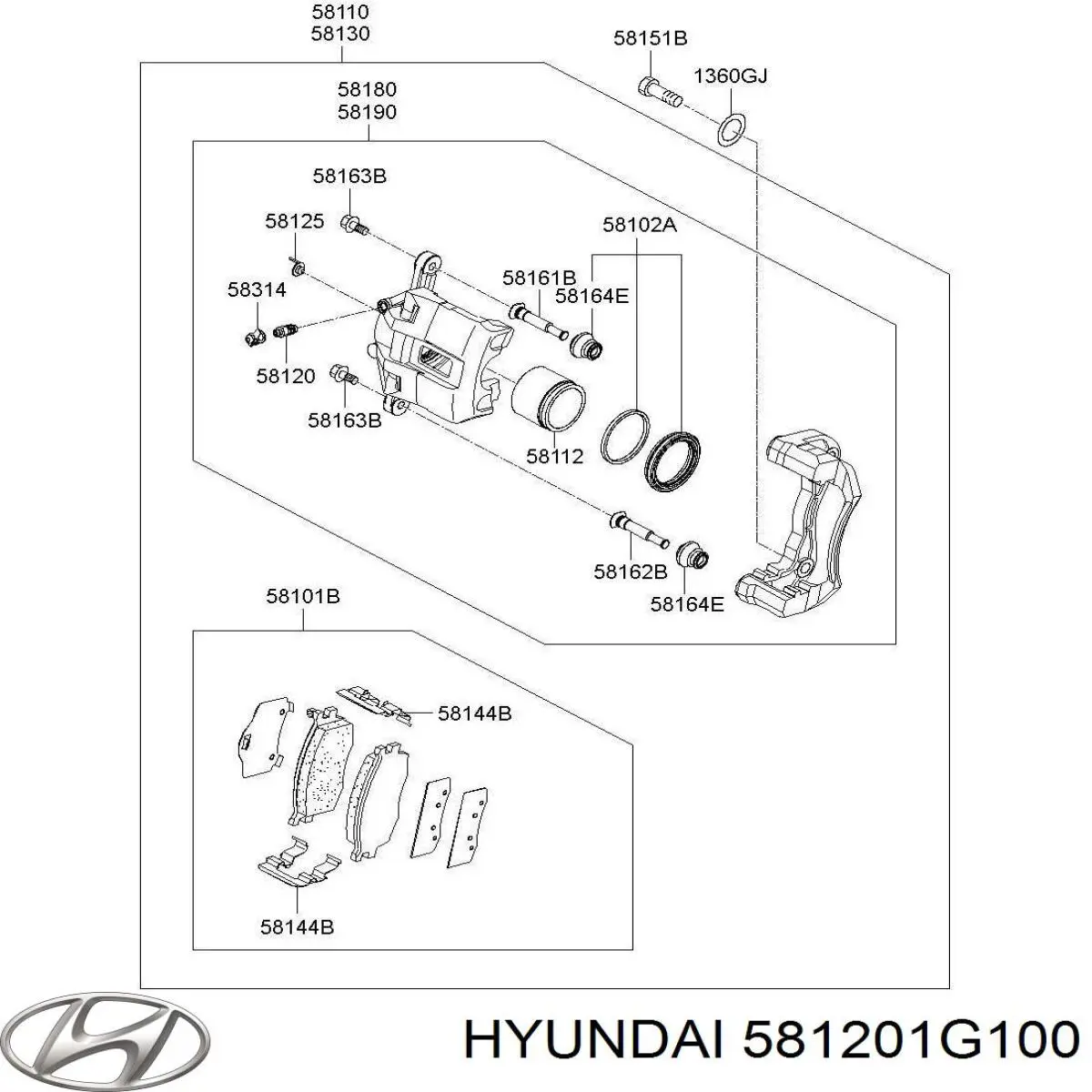 581201G100 Hyundai/Kia