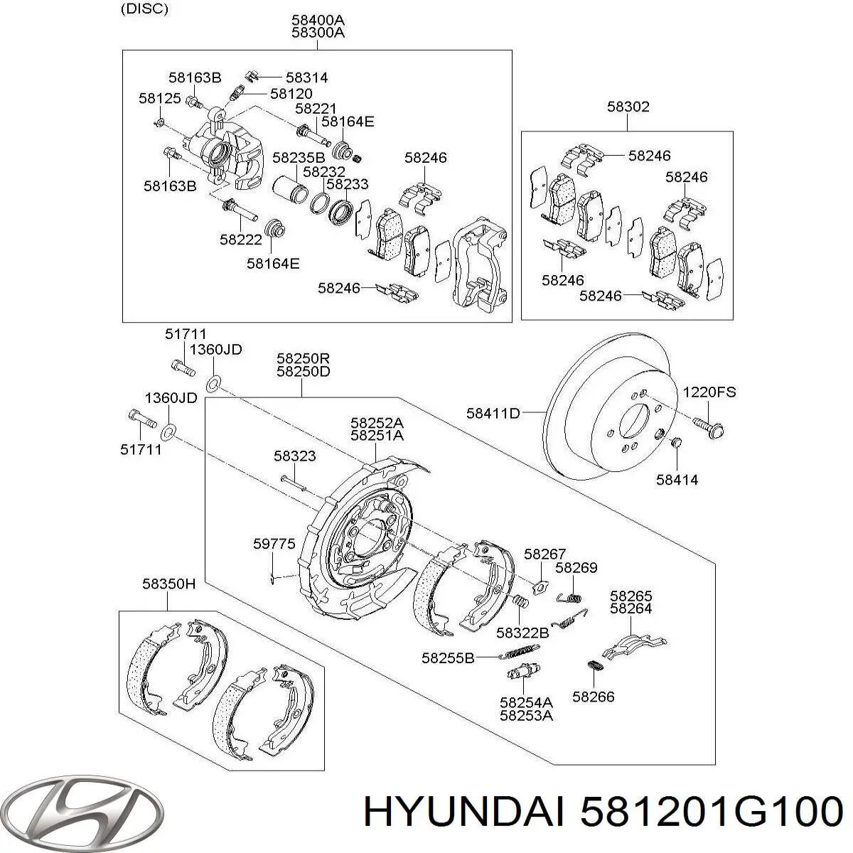 Válvula de purga de la pinza de freno delantera Hyundai/Kia 581201G100 precio, desde 6,05 EUR