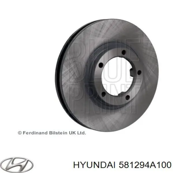 Disco de freno 581294A100 Hyundai/Kia