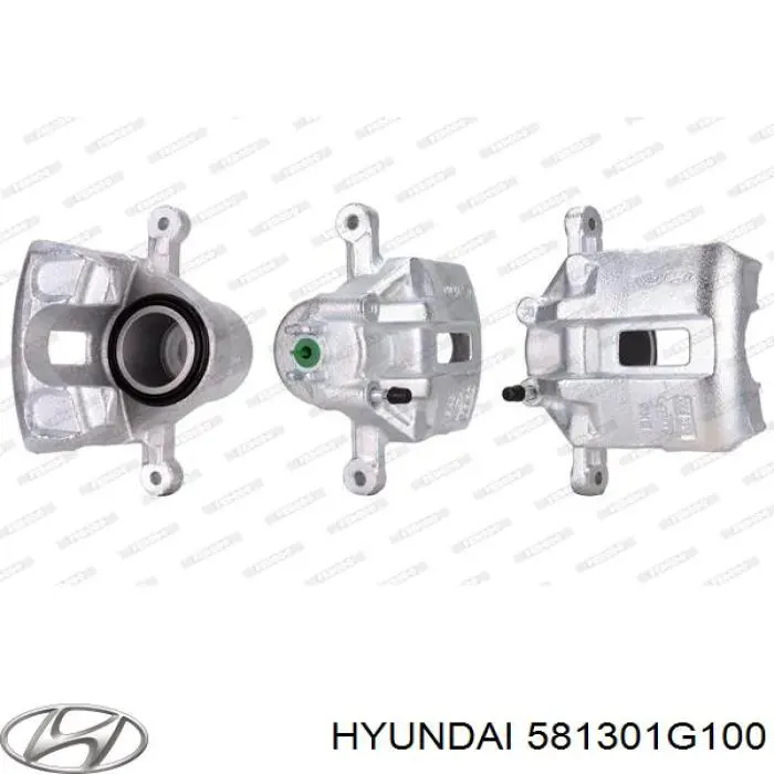 Pinza de freno delantera derecha 581301G100 Hyundai/Kia