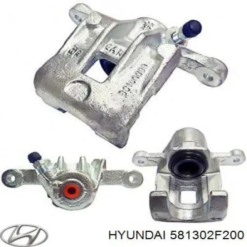 Pinza de freno delantera derecha 581302F400 Hyundai/Kia