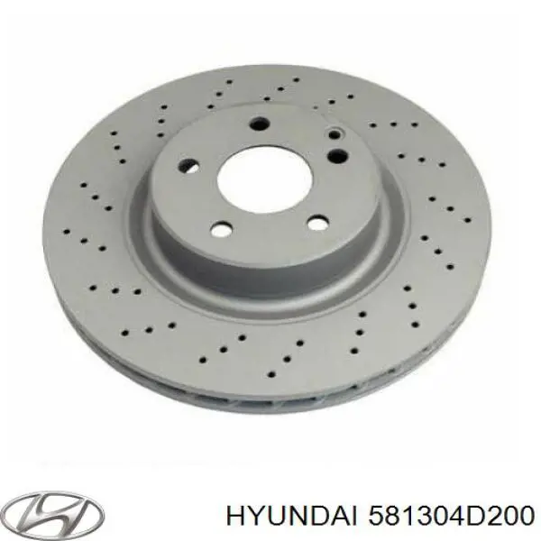 Pinza de freno, Eje delantero derecha Hyundai/Kia 581304D200