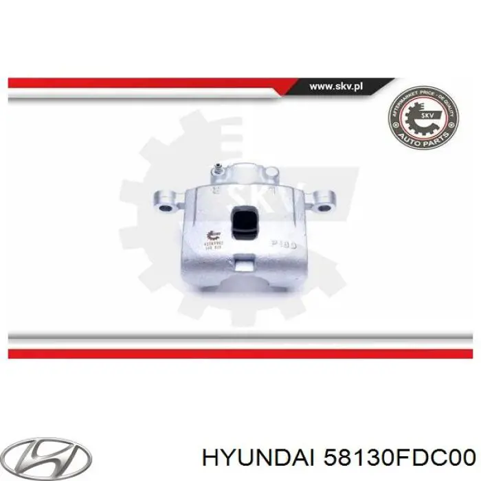 Fd C Hyundai Kia Pinza De Freno Delantera Derecha