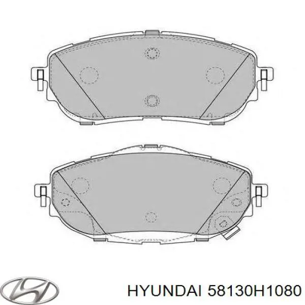 58130H1080 Hyundai/Kia pinza de freno delantera derecha