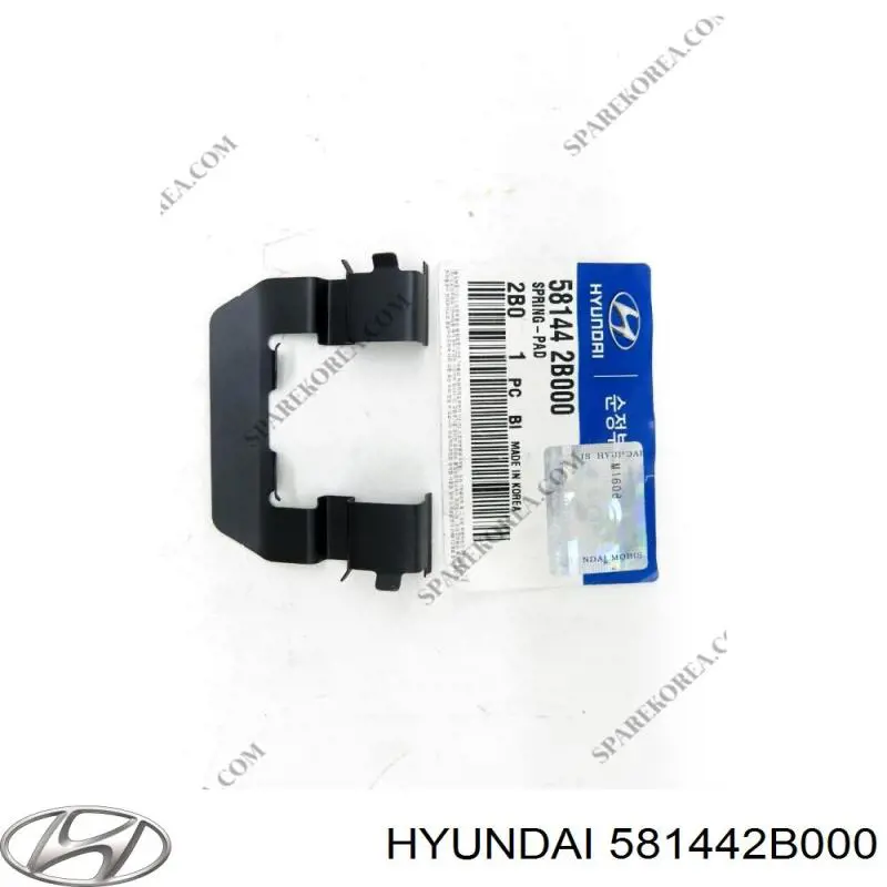 581442B000 Hyundai/Kia conjunto de muelles almohadilla discos delanteros