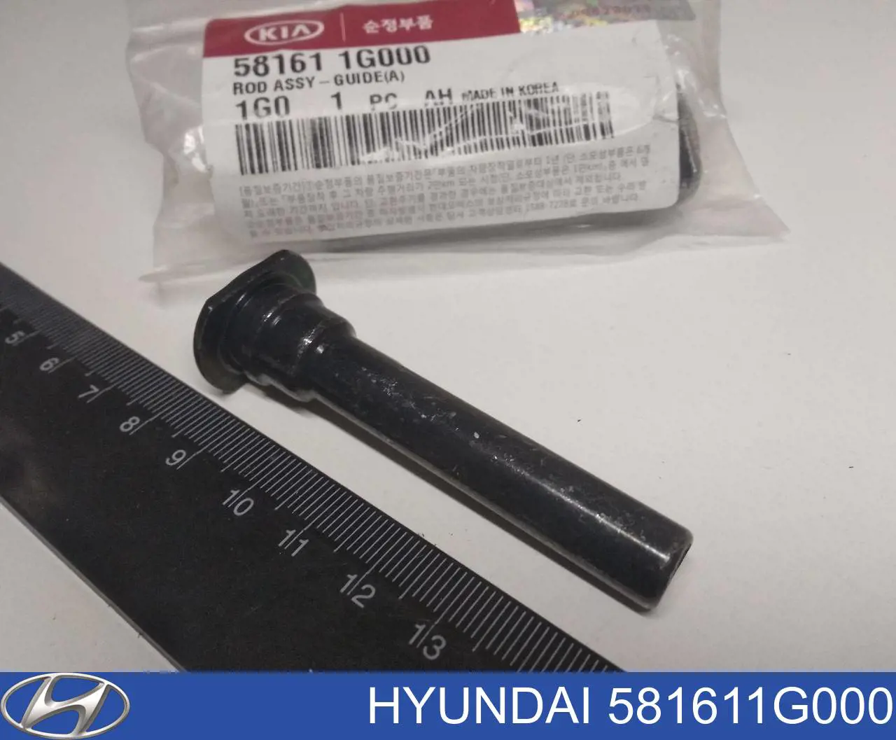 Comprar 581611G000 Hyundai/Kia Pasador guía superior de la pinza de freno delantera