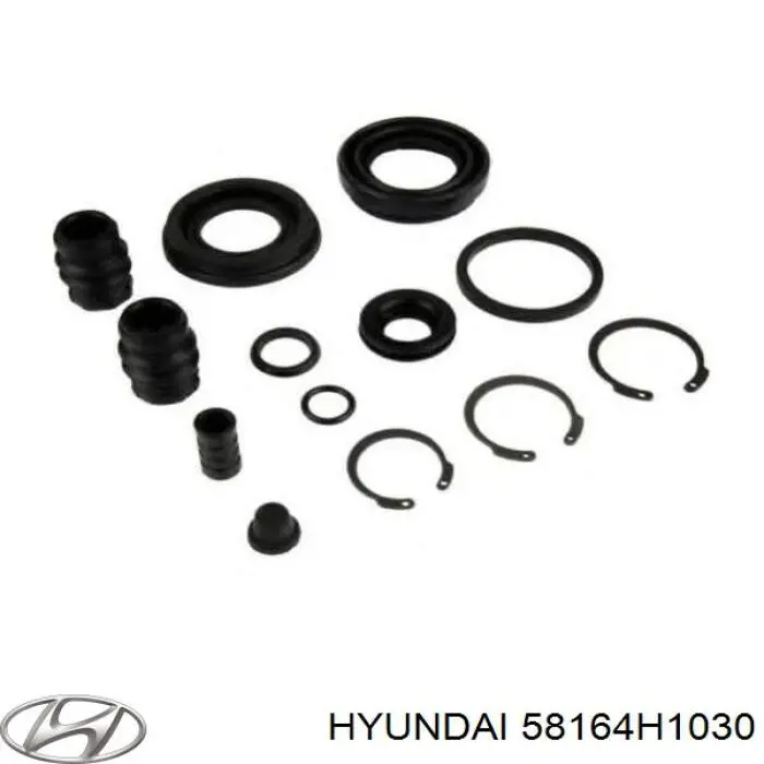 Fuelle, guía de pinza de freno delantera para Hyundai Terracan (HP)