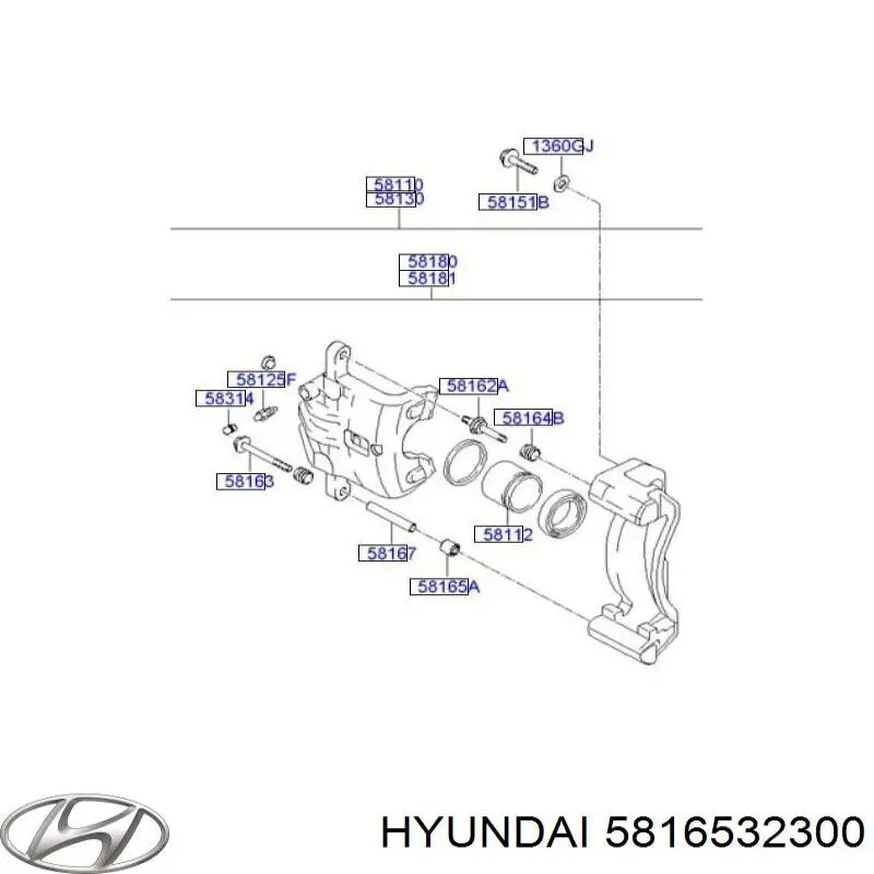 5816532300 Hyundai/Kia