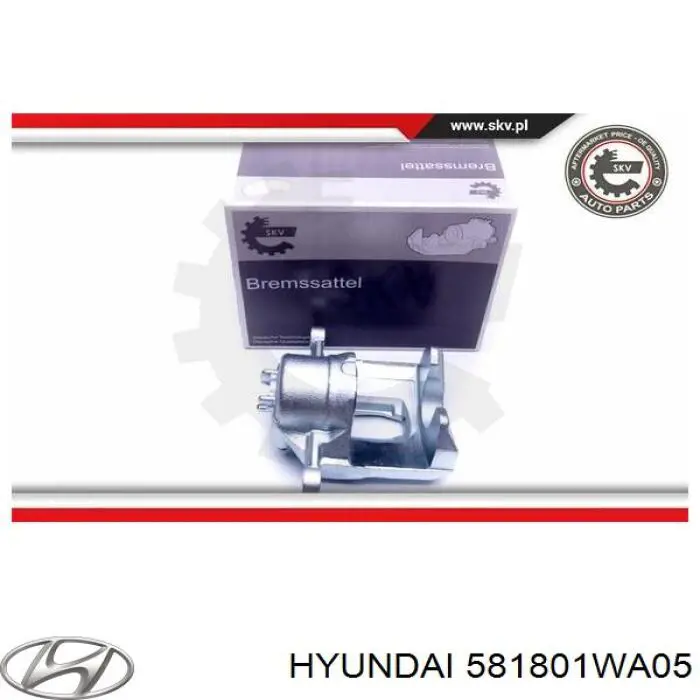 581801WA05 Hyundai/Kia pinza de freno delantera izquierda