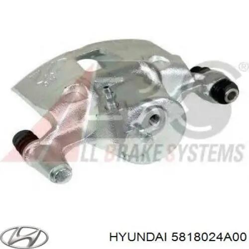 5818024A00 Hyundai/Kia pinza de freno delantera izquierda