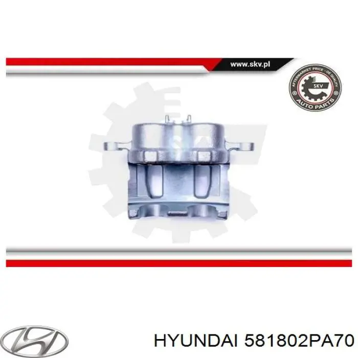 Pinza de freno delantera izquierda Hyundai/Kia 581802PA70 precio, desde 56,63 EUR