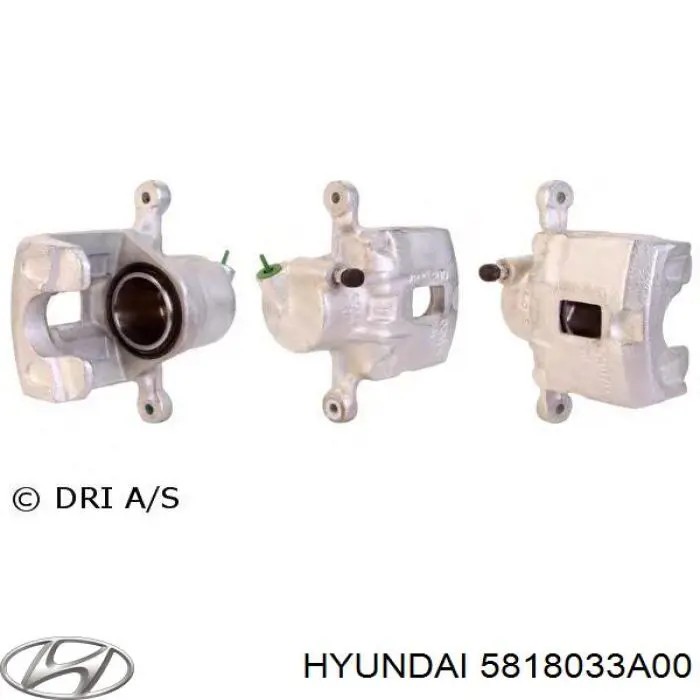 5818033A00 Hyundai/Kia pinza de freno delantera izquierda