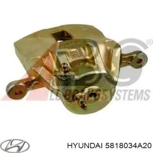 5818034A20 Hyundai/Kia pinza de freno delantera izquierda