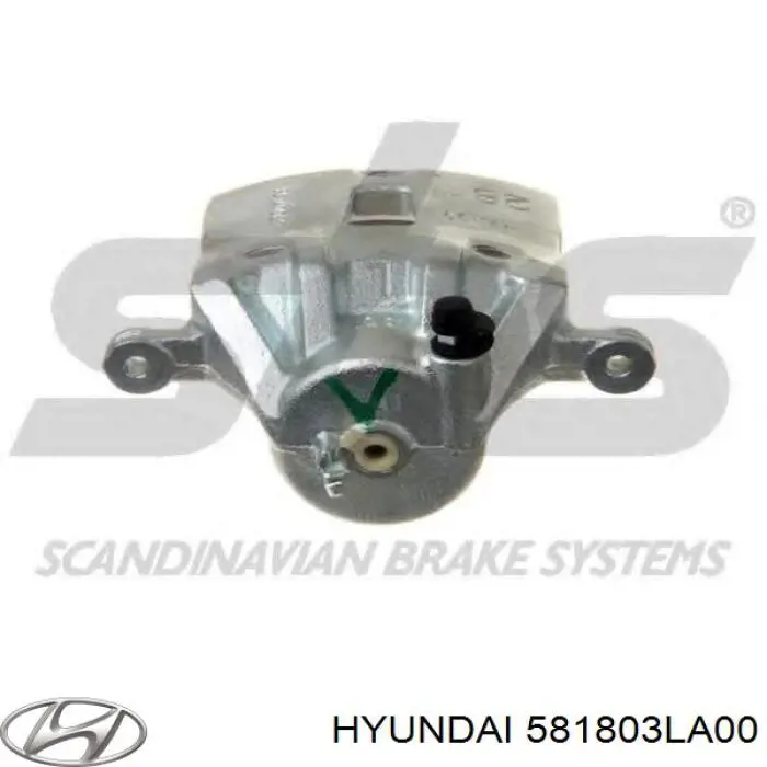 581803LA00 Hyundai/Kia pinza de freno delantera izquierda