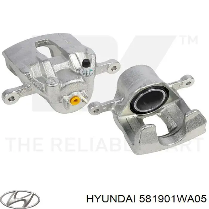 581901WA05 Hyundai/Kia pinza de freno delantera derecha