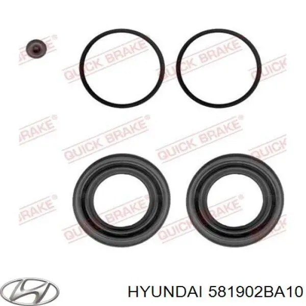 Pinza de freno delantera derecha 581902BA10 Hyundai/Kia