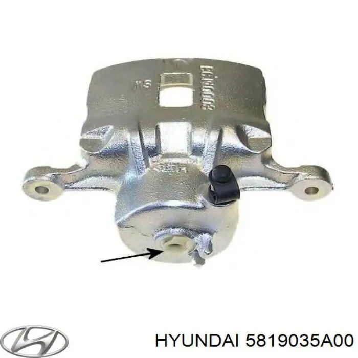 5819035A00 Hyundai/Kia pinza de freno delantera derecha