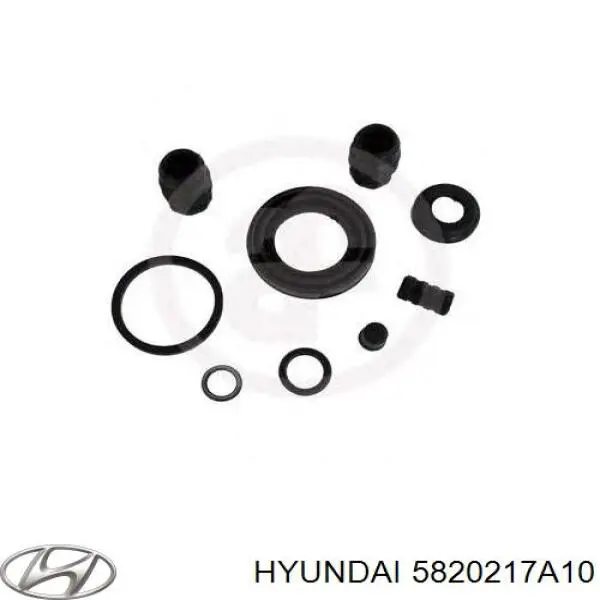 Comprar 5820217A10 Hyundai/Kia Juego de reparación, pinza de freno trasero