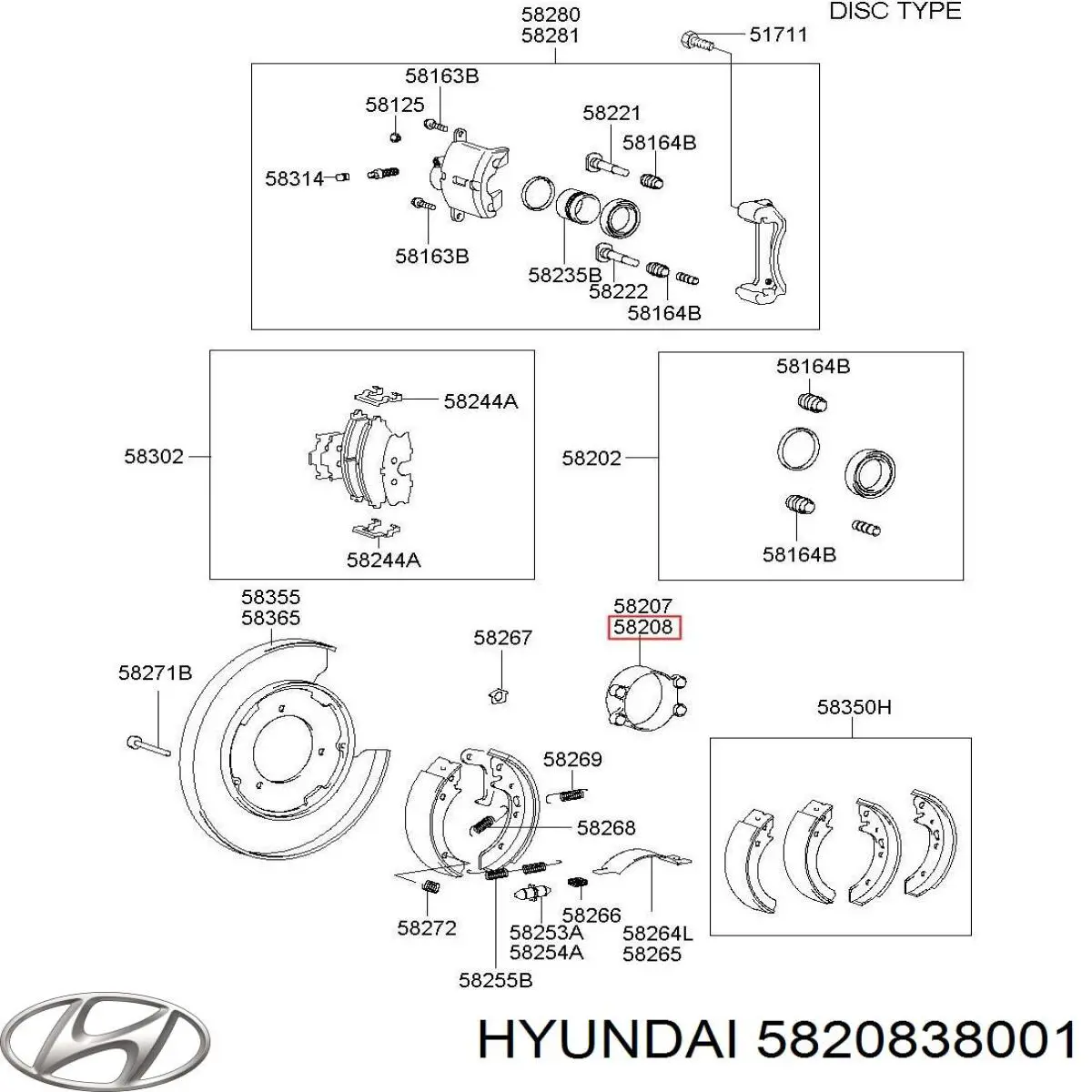 5820838001 Hyundai/Kia