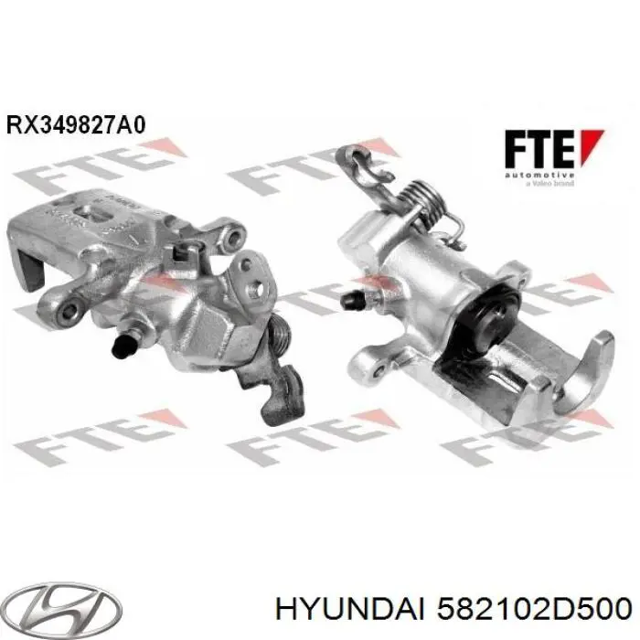 Pinza de freno trasera izquierda Hyundai/Kia 582102D500 precio, desde 64,00 EUR
