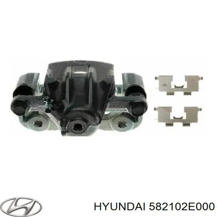Pinza de freno trasera izquierda Hyundai/Kia 582102E000