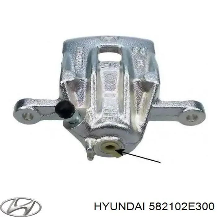 582102E300 Hyundai/Kia pinza de freno trasera izquierda