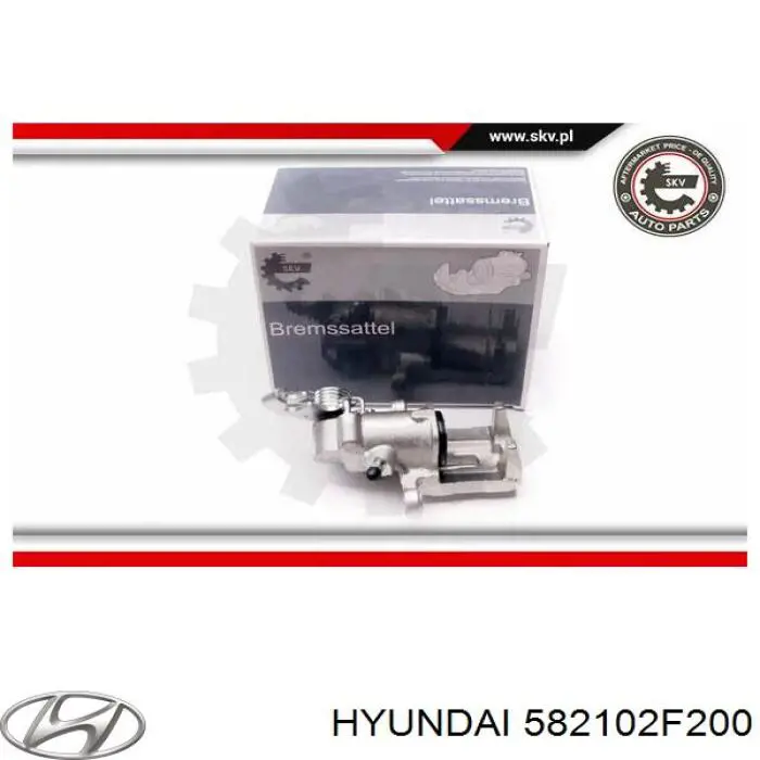 Comprar 582102F200 Hyundai/Kia Pinza de freno trasera izquierda