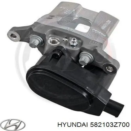 582103Z700 Hyundai/Kia pinza de freno trasera izquierda