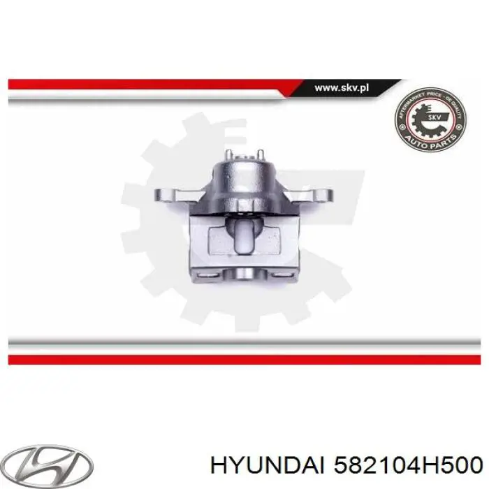 Comprar 582104H500 Hyundai/Kia Pinza de freno trasera izquierda