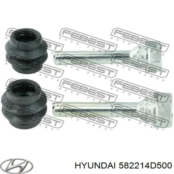 Pasador guía, pinza del freno trasera, superior para Hyundai Sonata (NF)