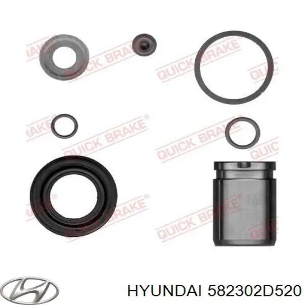 Comprar 582302D520 Hyundai/Kia Pinza de freno trasera derecha