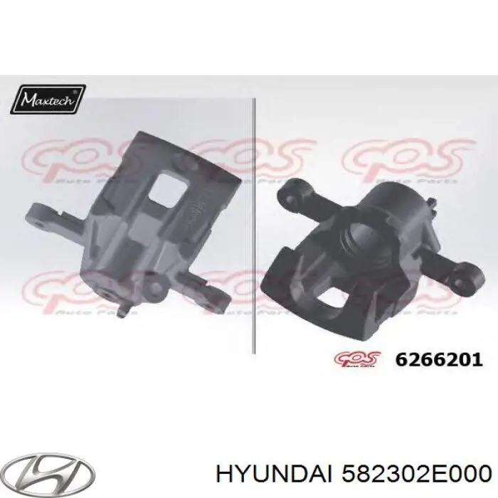 Comprar 582302E000 Hyundai/Kia Pinza de freno trasera derecha