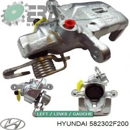 Comprar 582302F200 Hyundai/Kia Pinza de freno trasera derecha