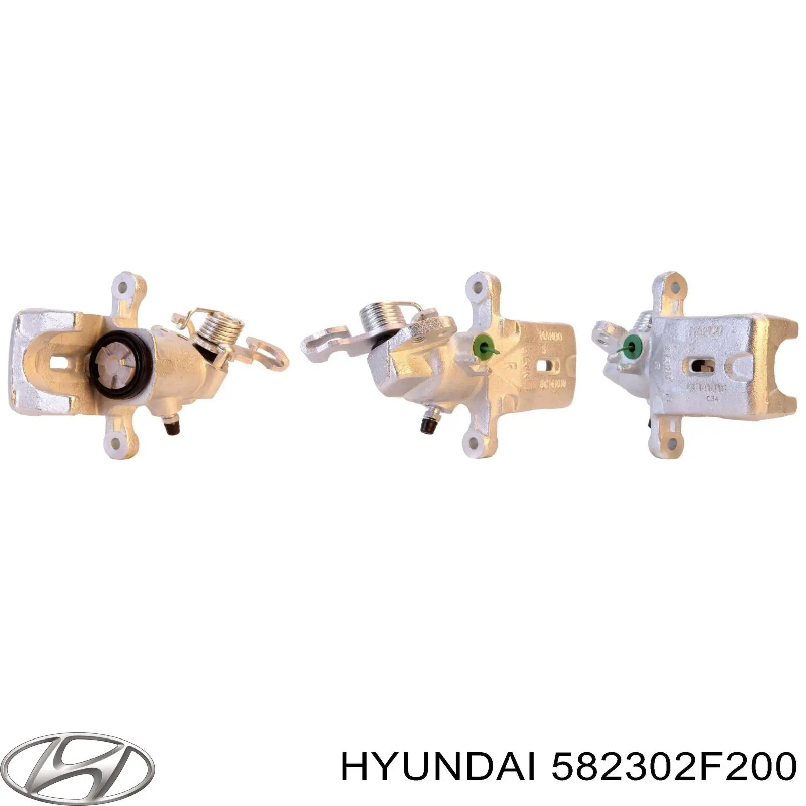 Pinza de freno trasera derecha Hyundai/Kia 582302F200 precio, desde 81,31 EUR